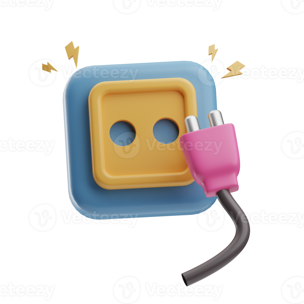 Repair Tools Object Plug 3D Illustration png