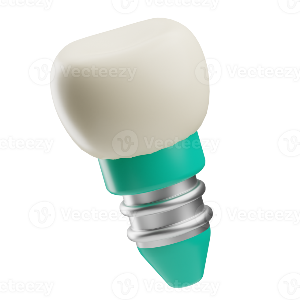 dental Dental Implant 3d illustration png