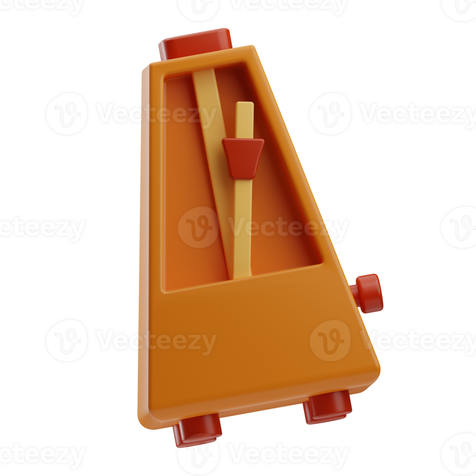 General Art Object Metronome 3D Illustration png