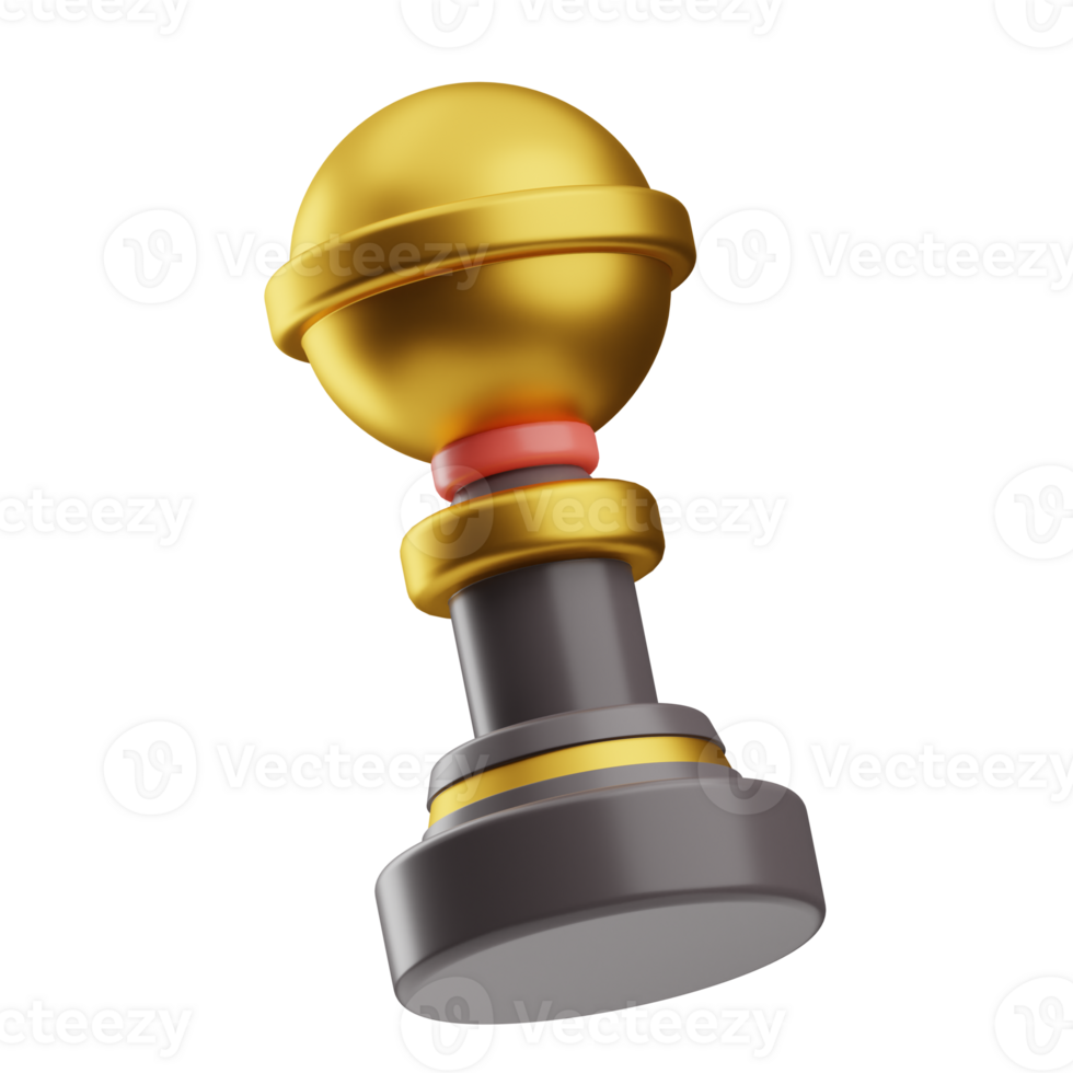 Reward And Badges Object Trohpy World Champion 3D Illustration png