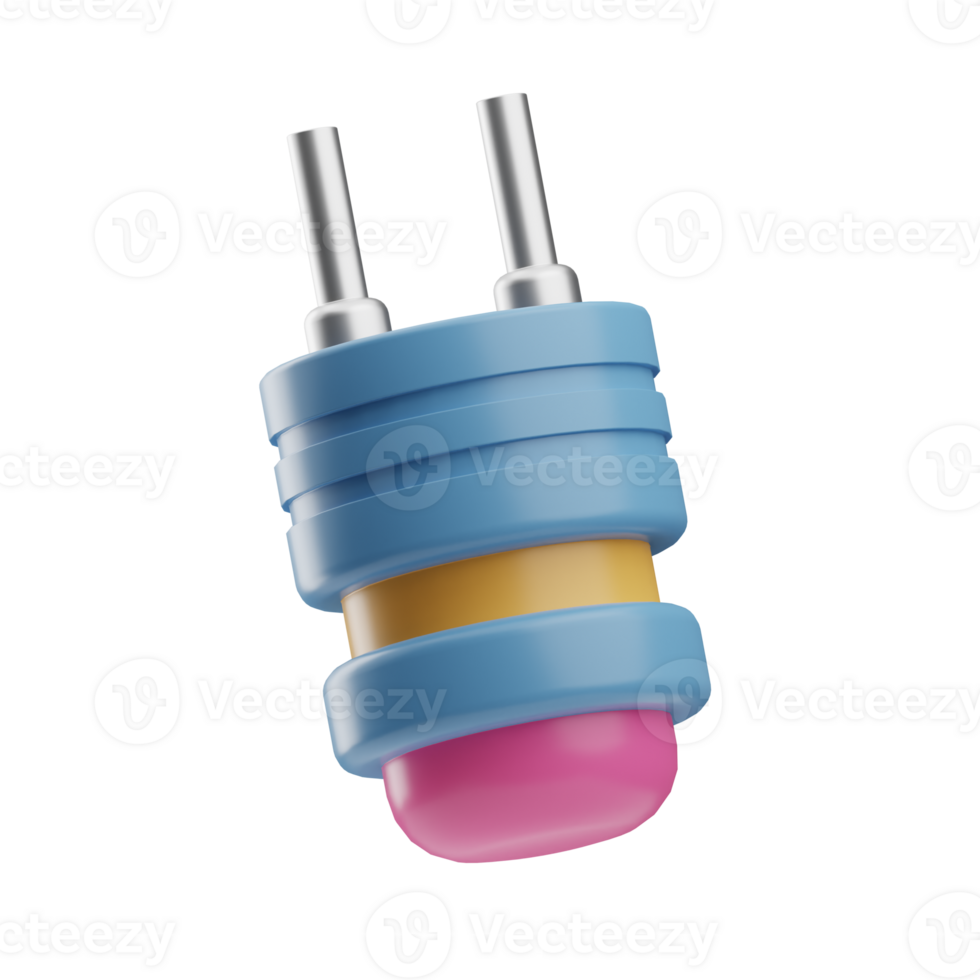 Repair Tools Object Capacitor 3D Illustration png