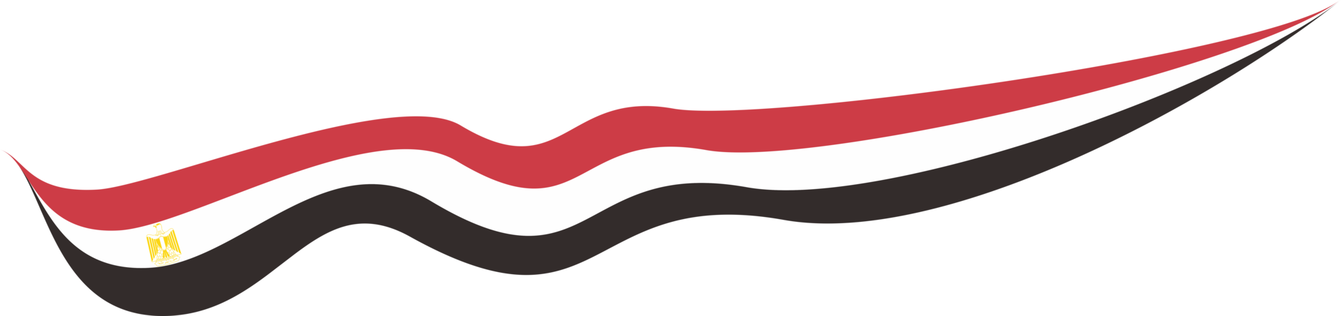 Egypt Flag Ribbon Shape png
