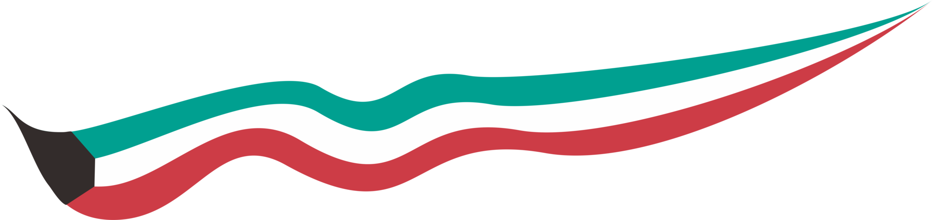 Kuwait bandeira fita forma png