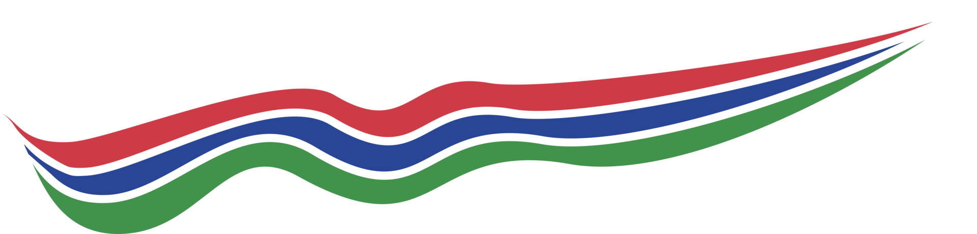 The Gambia Flag Ribbon Shape png