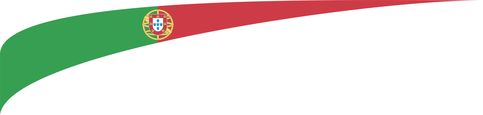 Portugal Flag Ribbon Shape png