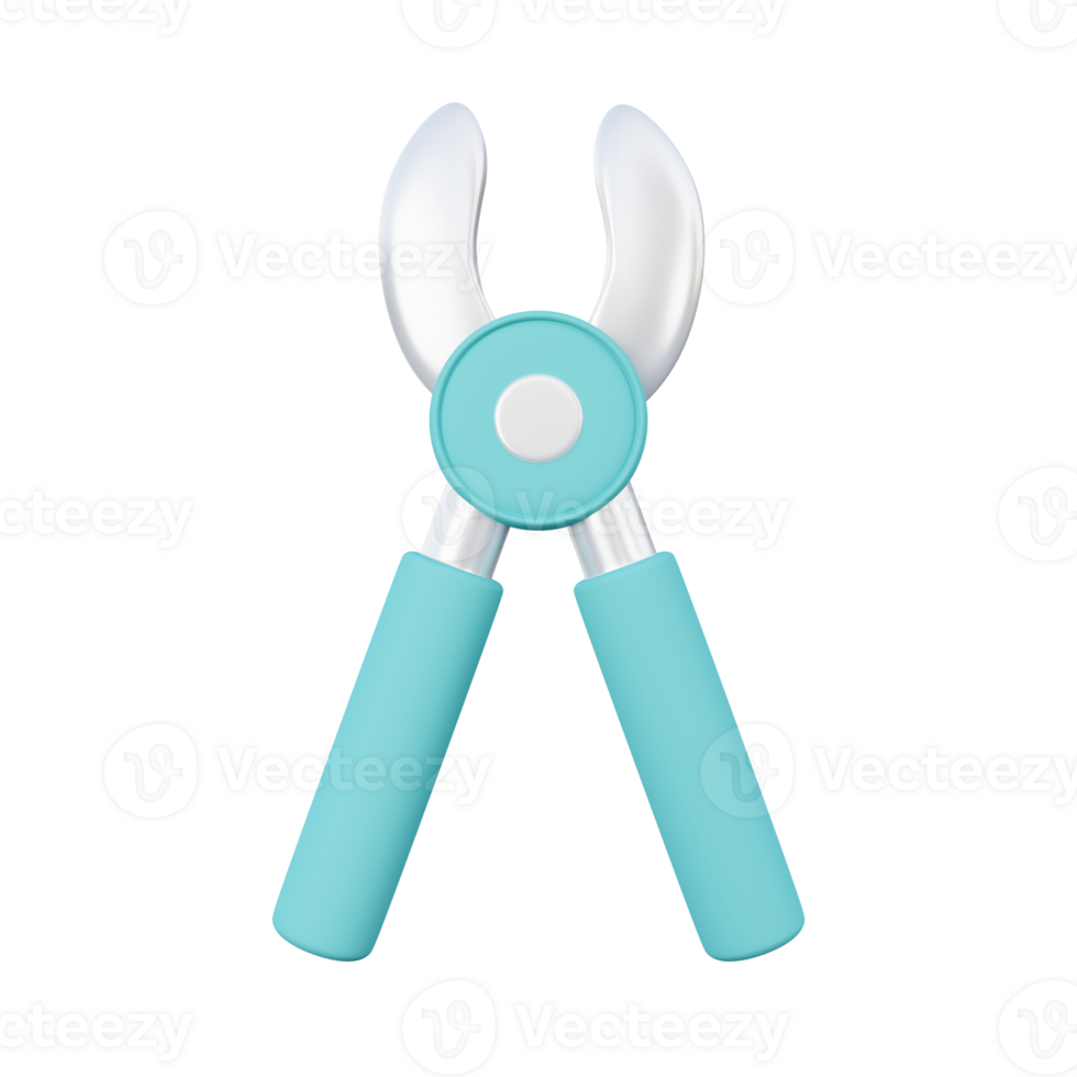 Pliers 3D Icon Illustration png