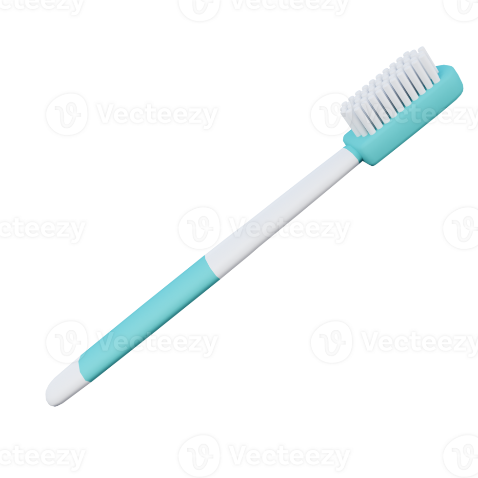 escova de dente 3d ícone ilustração png