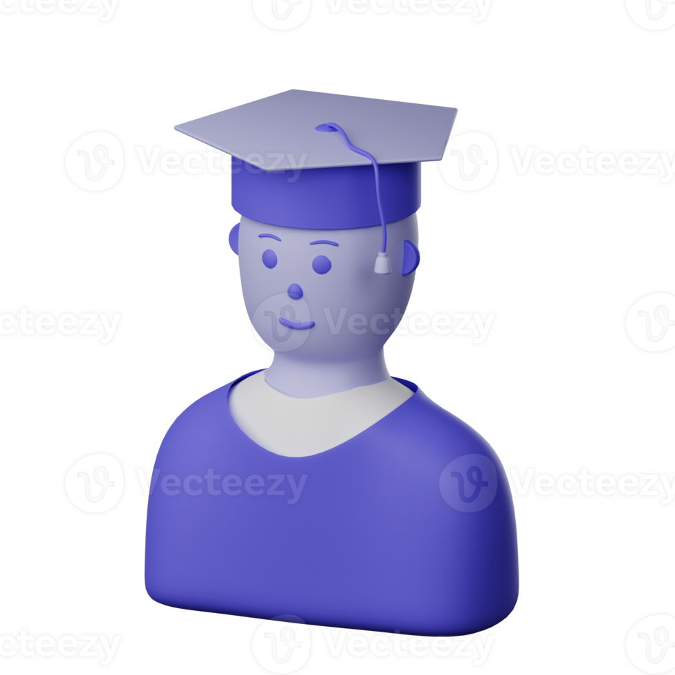 Student 3D Icon png