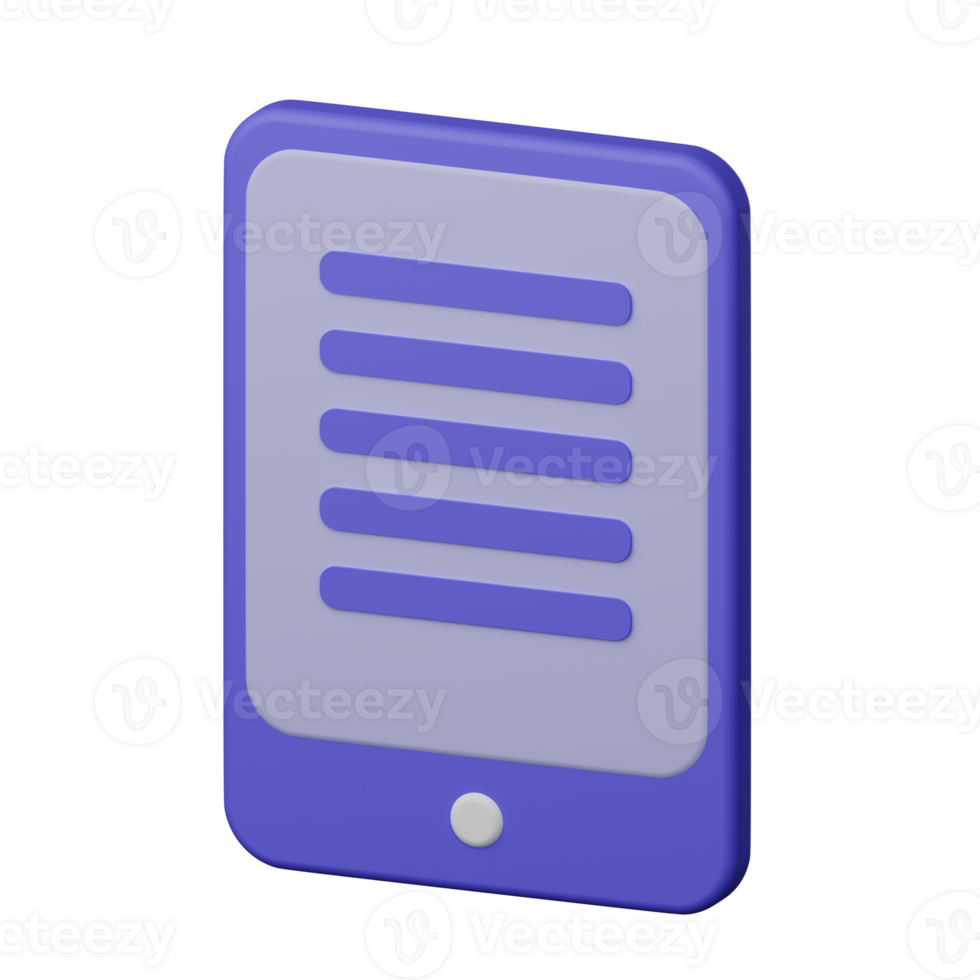 Ebook 3D Icon 35641105 PNG