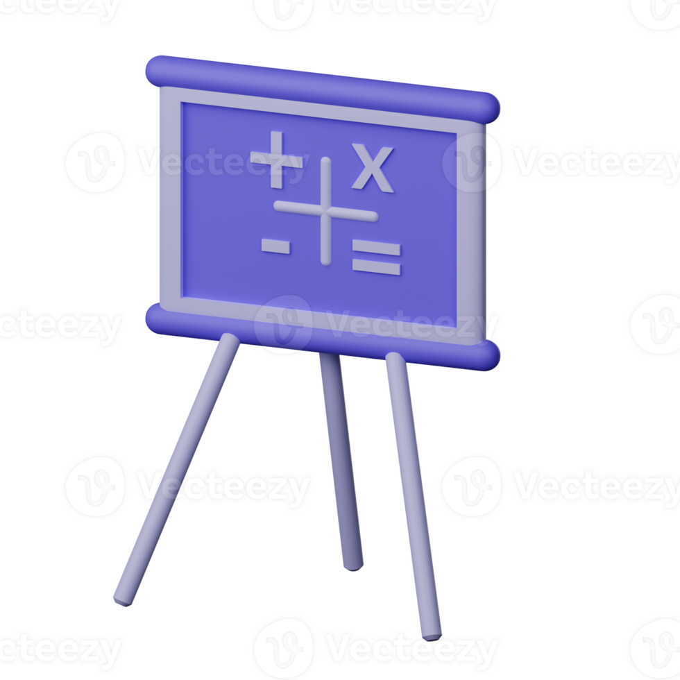 Maths 3D Icon png