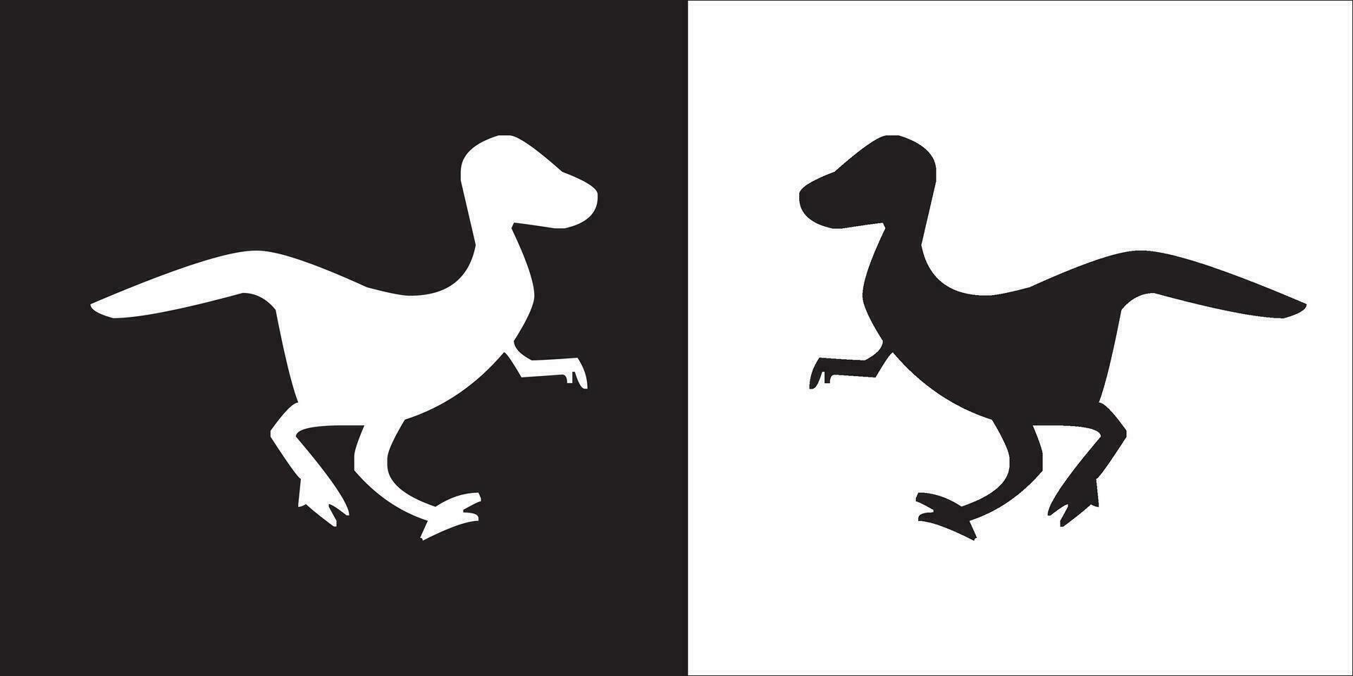 Illustration vector graphics of dinosaur icon