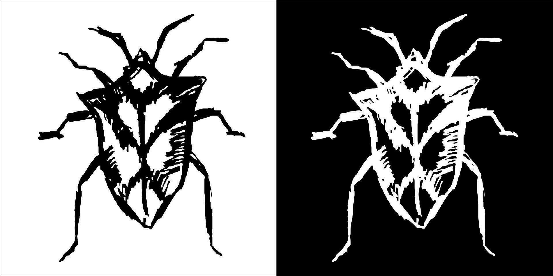 Illustration vector graphics of insect icon