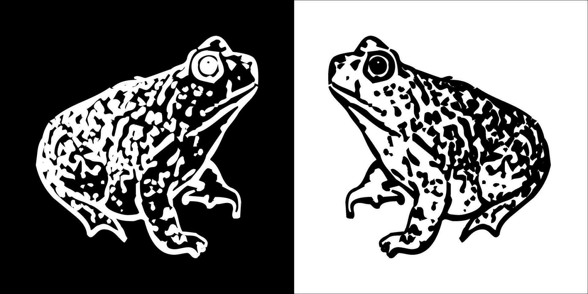 Illustration vector graphics of frog icon