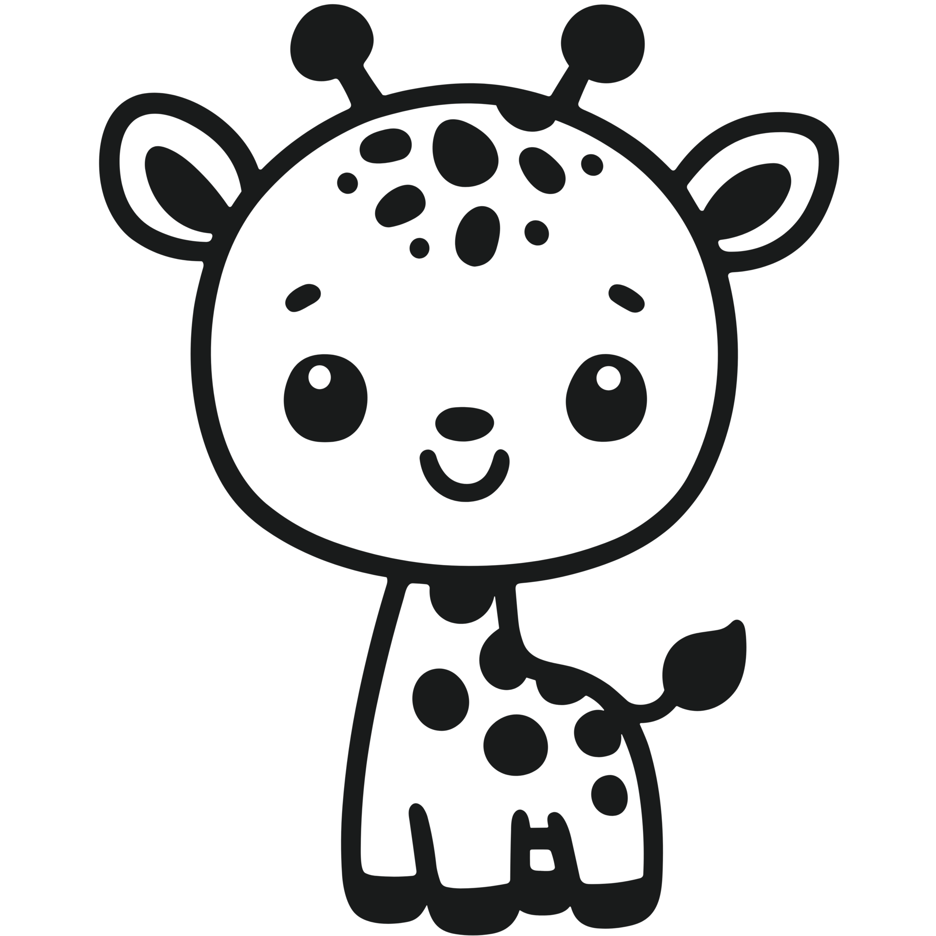 linda contento dibujos animados bebé jirafa png 35641718 PNG