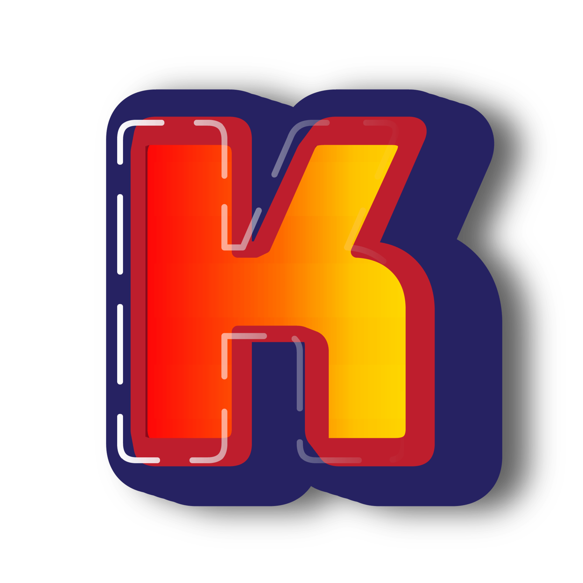 3D K Alphabet Letter Effect 35641763 PNG