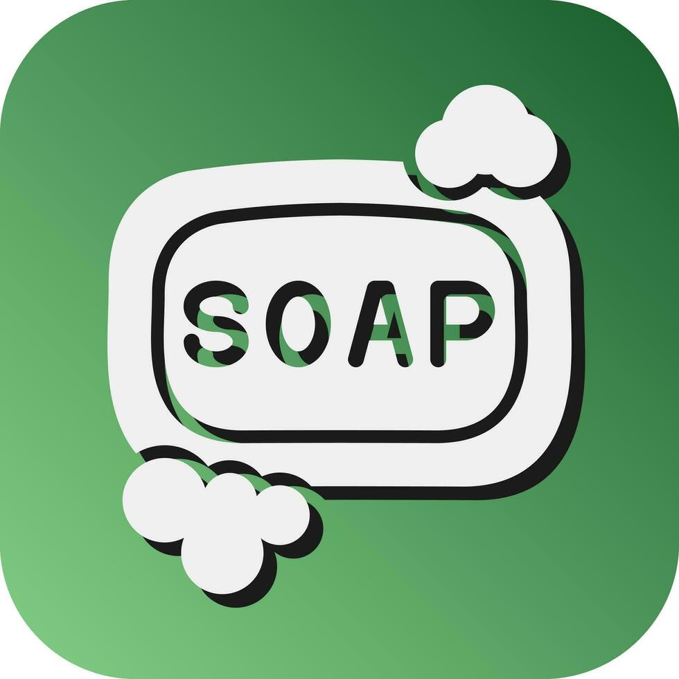 Soap Vector Glyph Gradient Background Icon For Personal And Commercial Use.