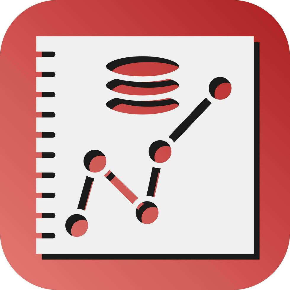 Prediction Vector Glyph Gradient Background Icon For Personal And Commercial Use.