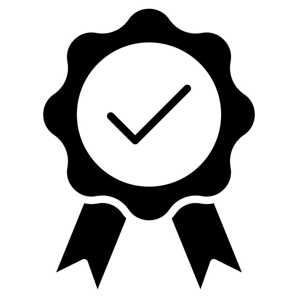 Authenticity Icon line vector illustration