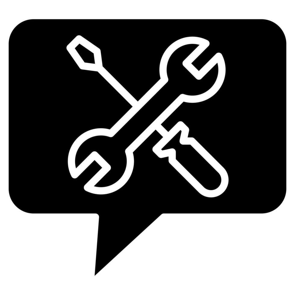 Maintenance Requests Icon line vector illustration