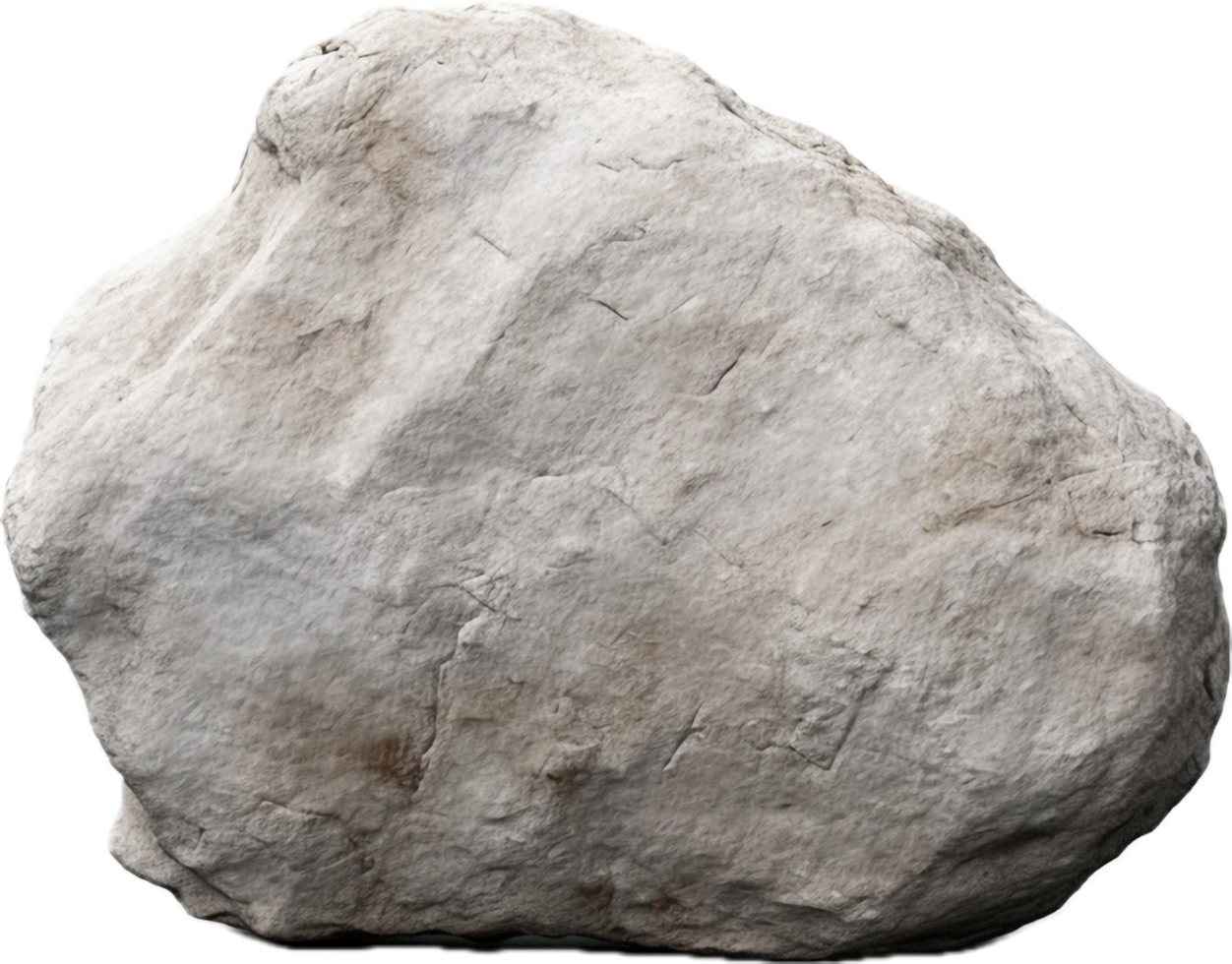 AI generated gray stone png