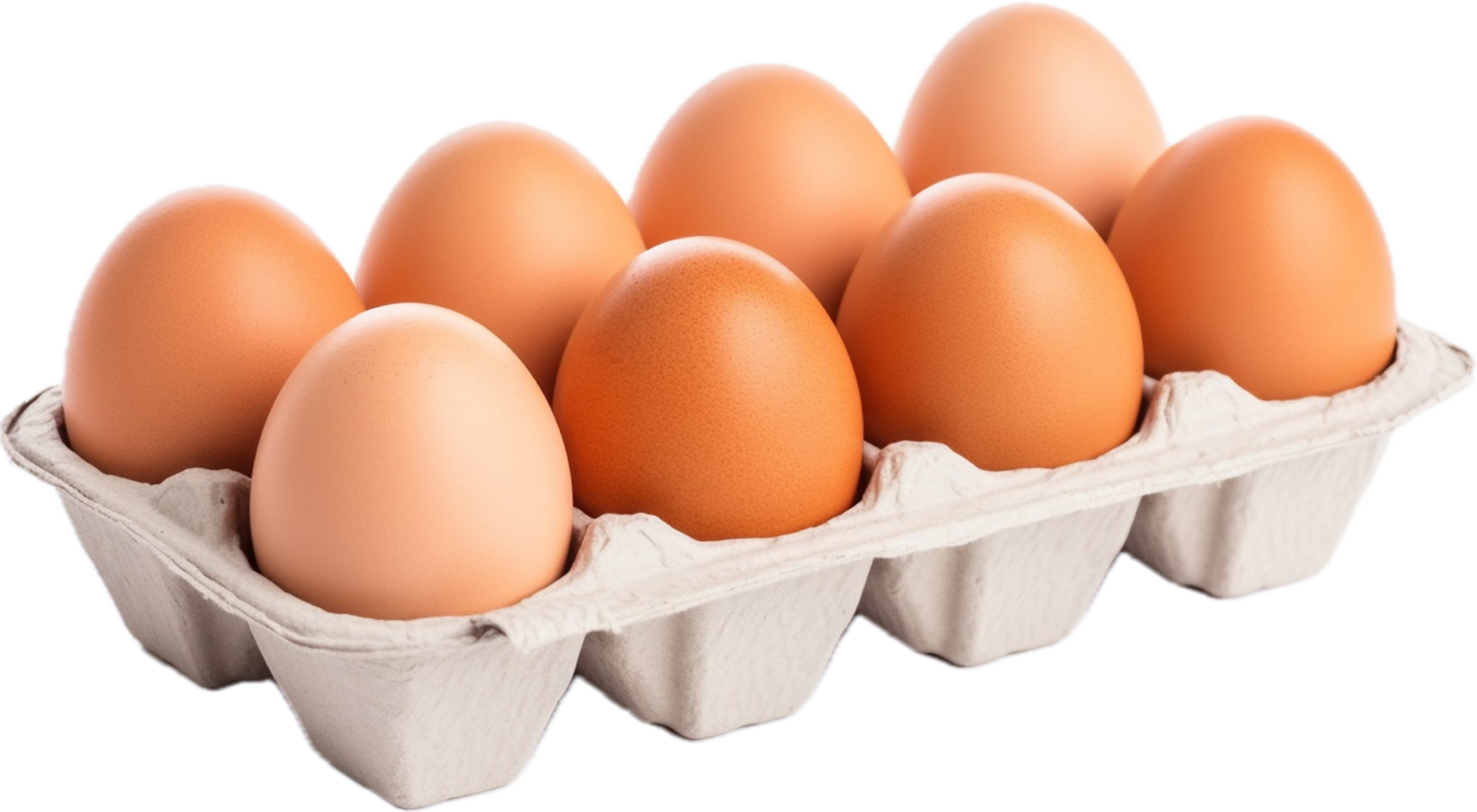 AI generated egg in carton png