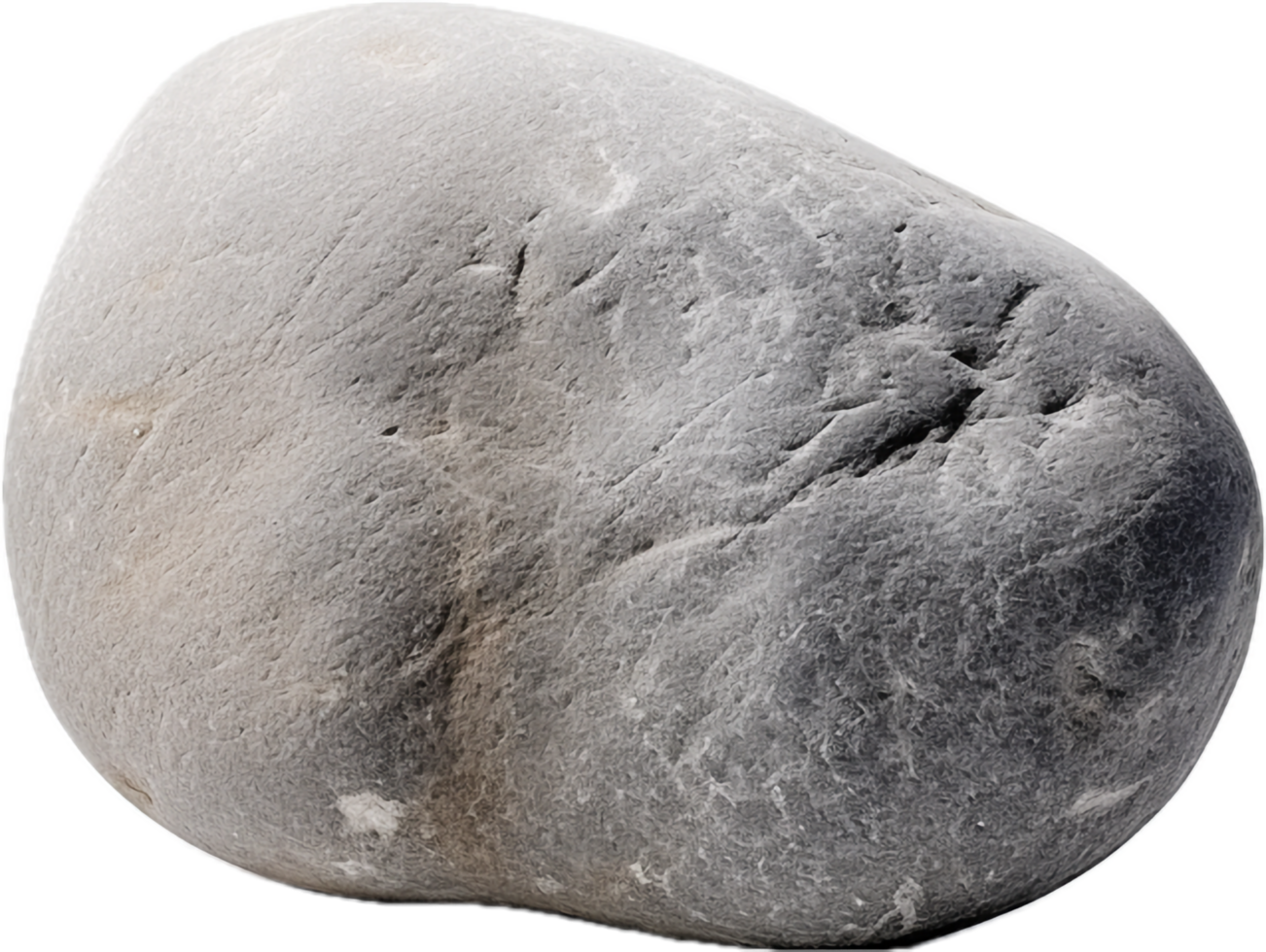AI generated gray stone png