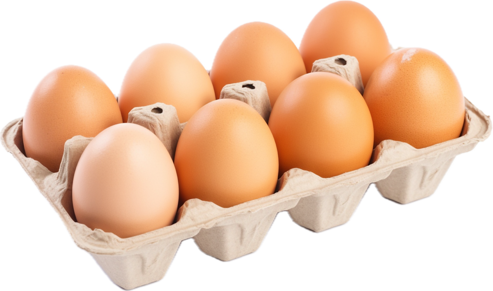 AI generated egg in carton png