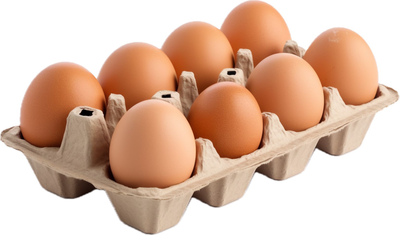 AI generated egg in carton png