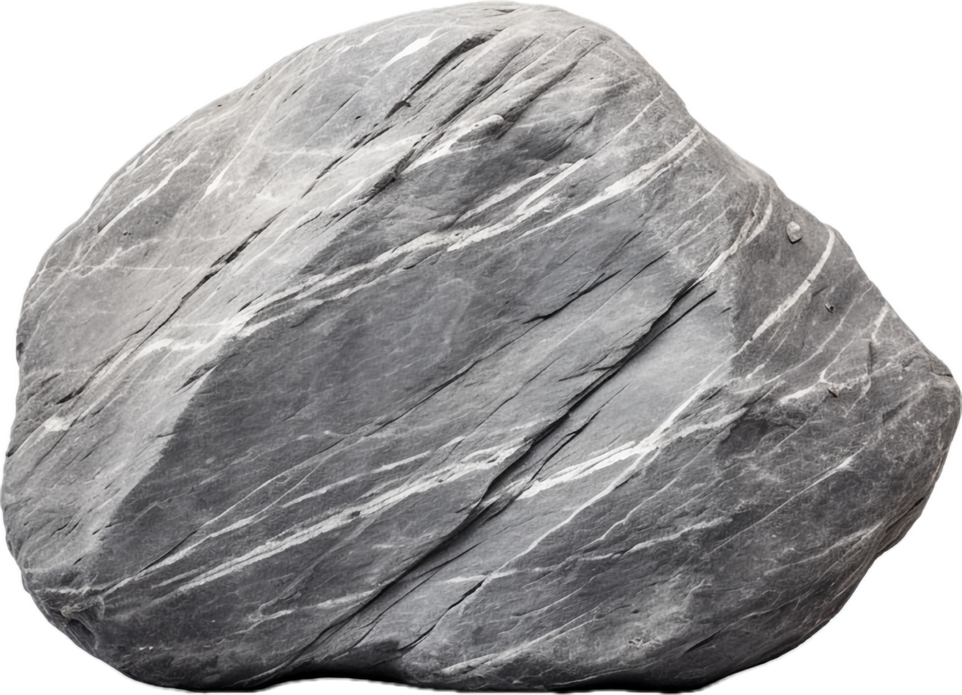 AI generated gray stone png
