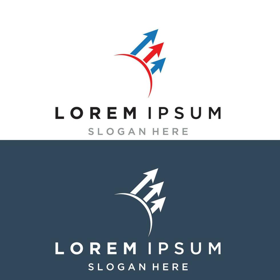 Business finance and Marketing logo Vector illustration  design