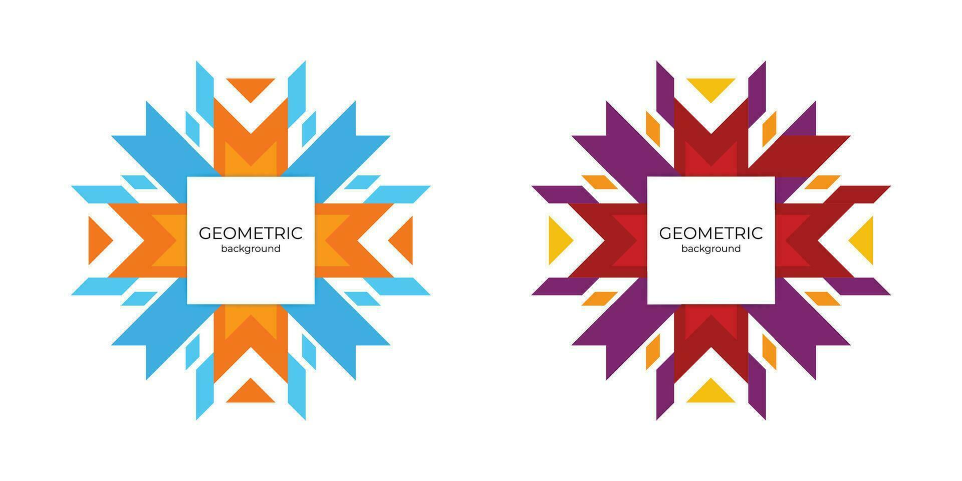 abstract colorful vector geometric isometric background