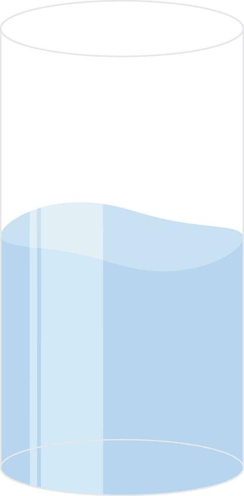 A glass of water vector