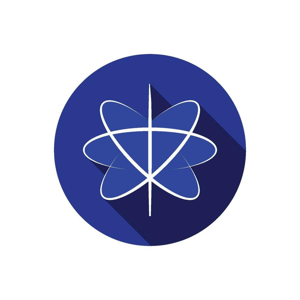 atom icon vector