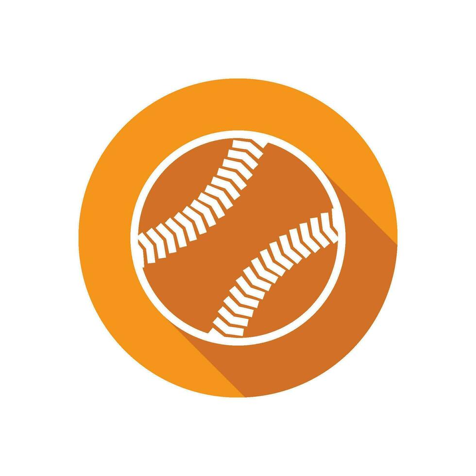 béisbol pelota icono vector