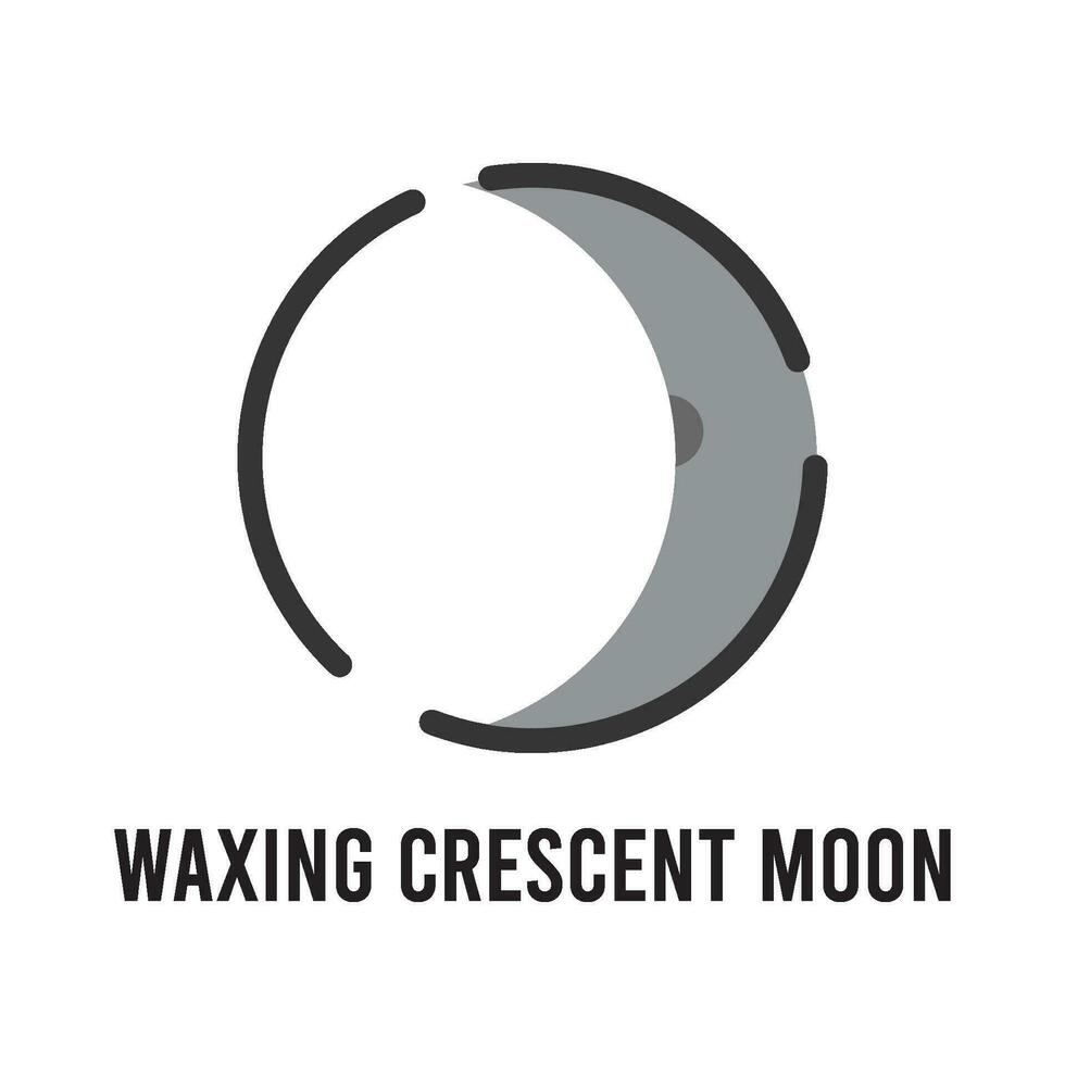 full moon phase icon vector