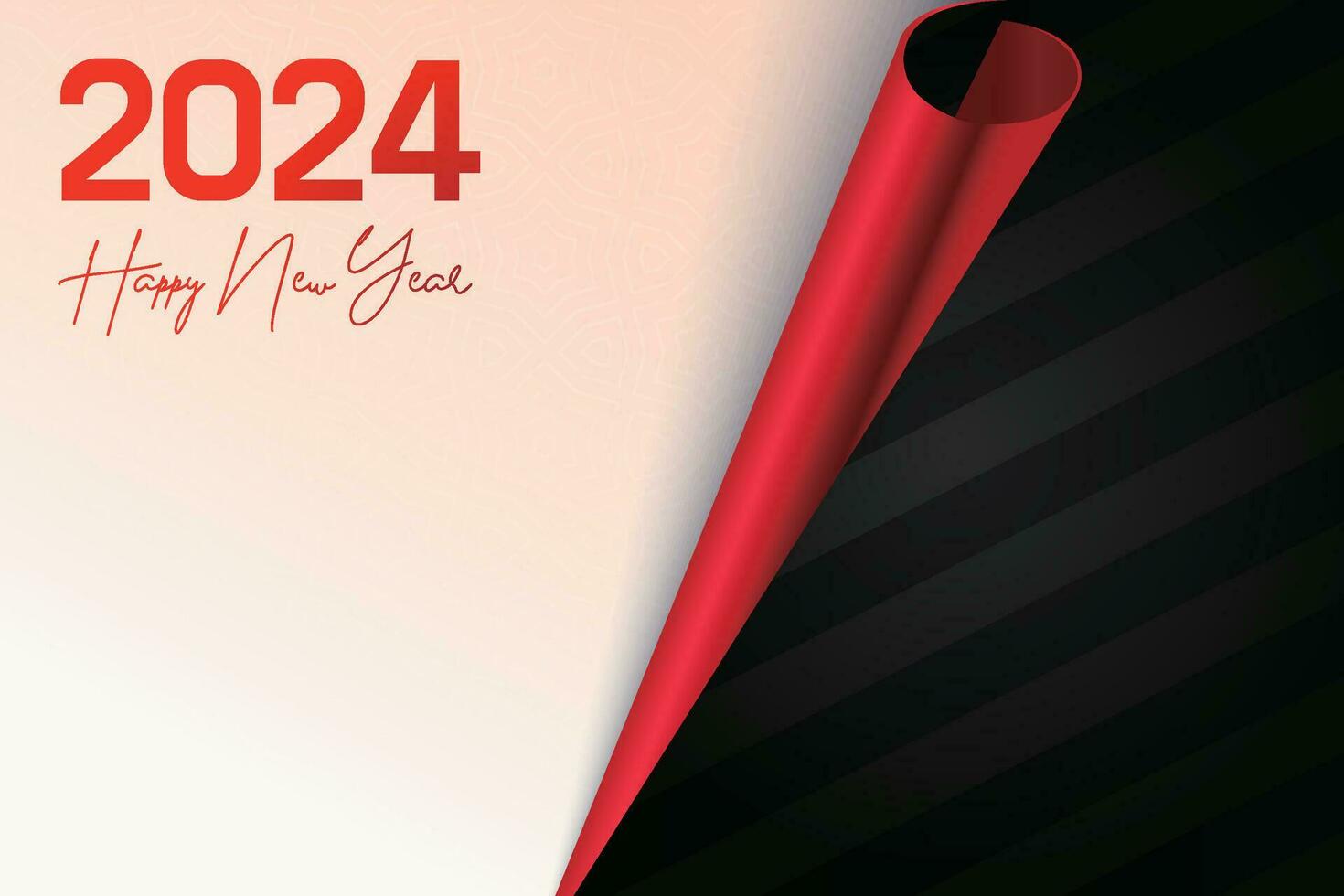 2024 nuevo año antecedentes vector