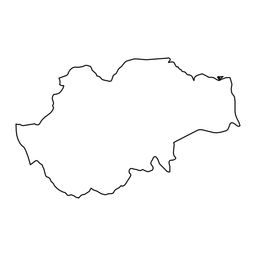Jambi province map, administrative division of Indonesia. Vector illustration.