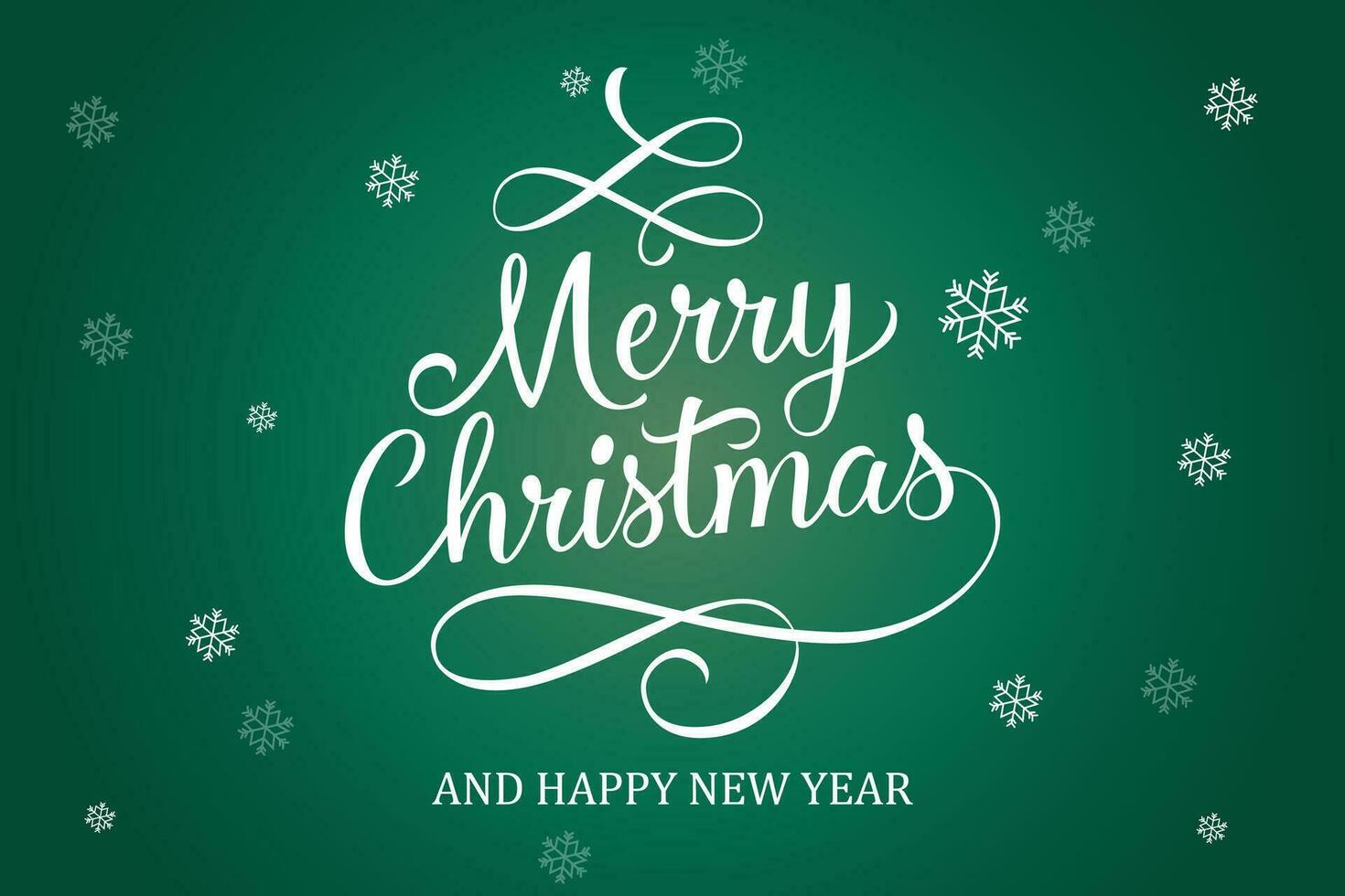 Free Vector Merry Christmas Template