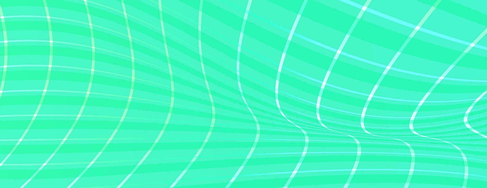 Vector abstract green background with smooth plaid wavy. Bright color transition gradient wallpaper back. Modern shiny simple gradient wave lines fon. Suit for banner, brochure, website, sale