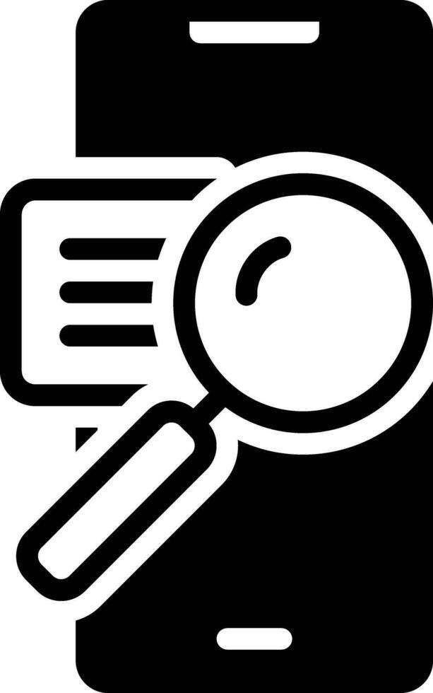 Solid icon for msgid vector