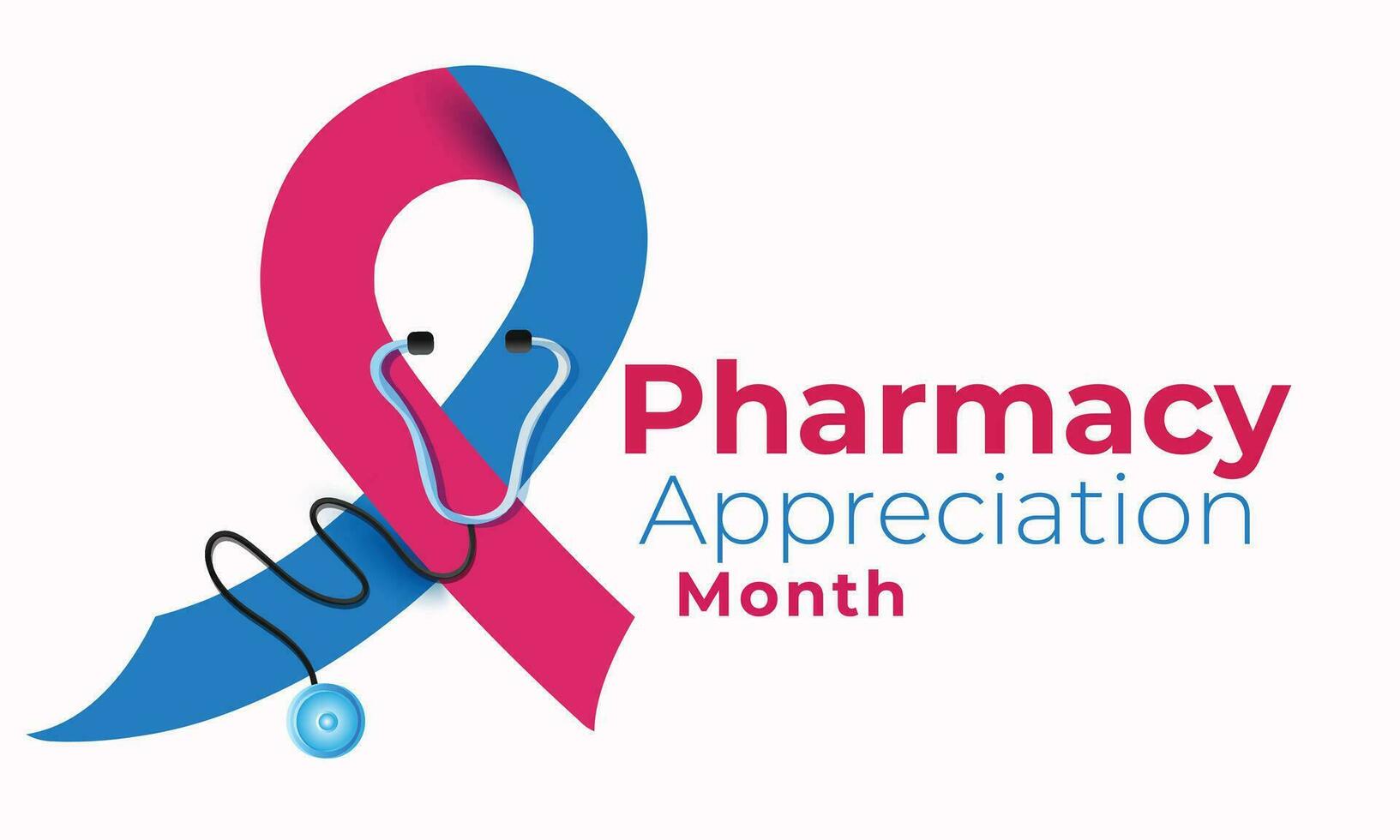 Pharmacy Appreciation Month. background, banner, card, poster, template. Vector illustration.