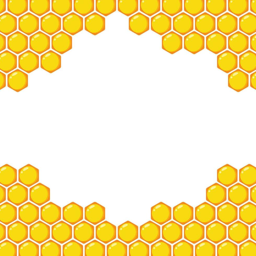Bee comb pattern vector. Bee comb pattern wallpaper. free space for text. copy space. vector