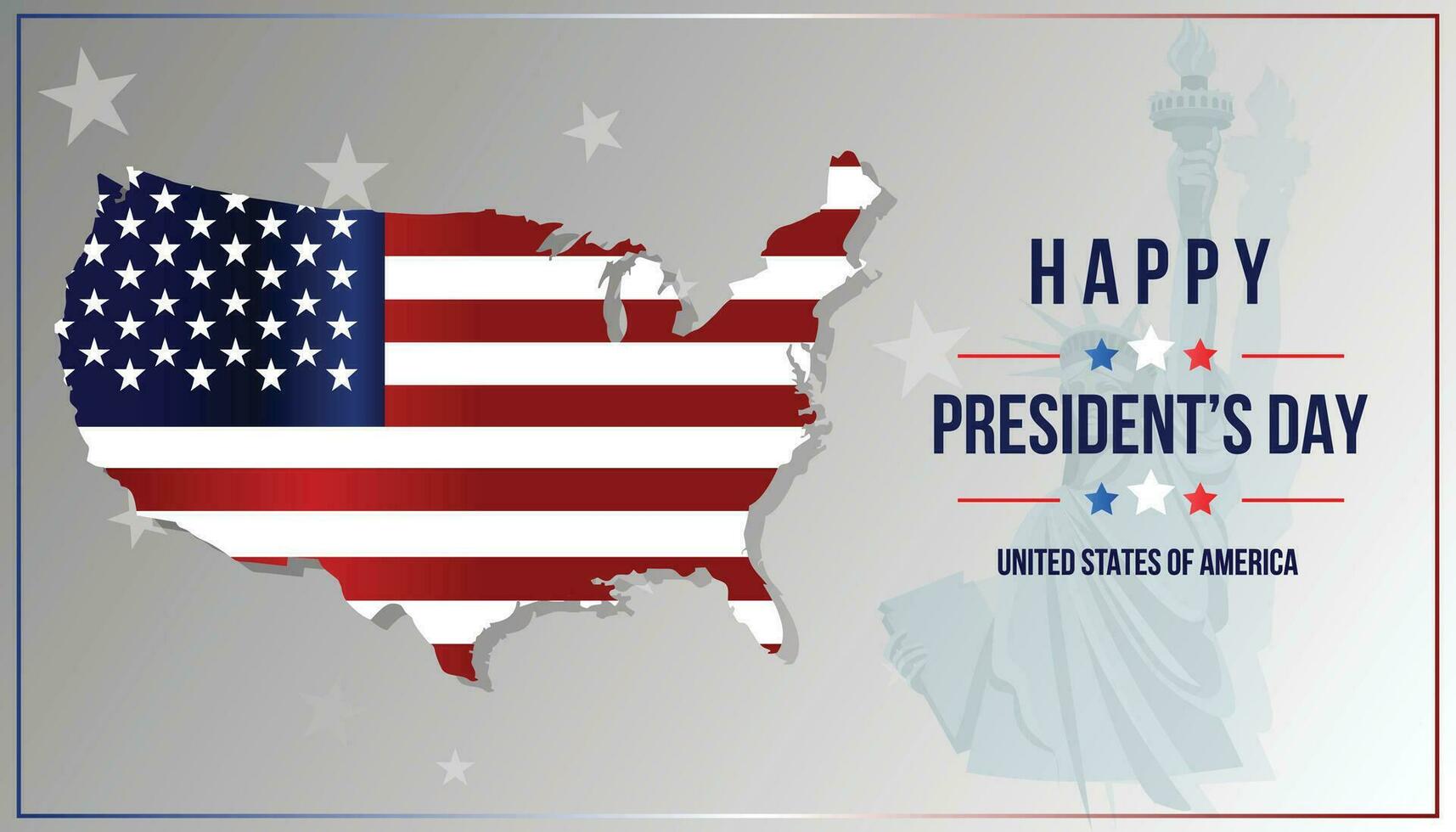Presidents Day Background Design vector