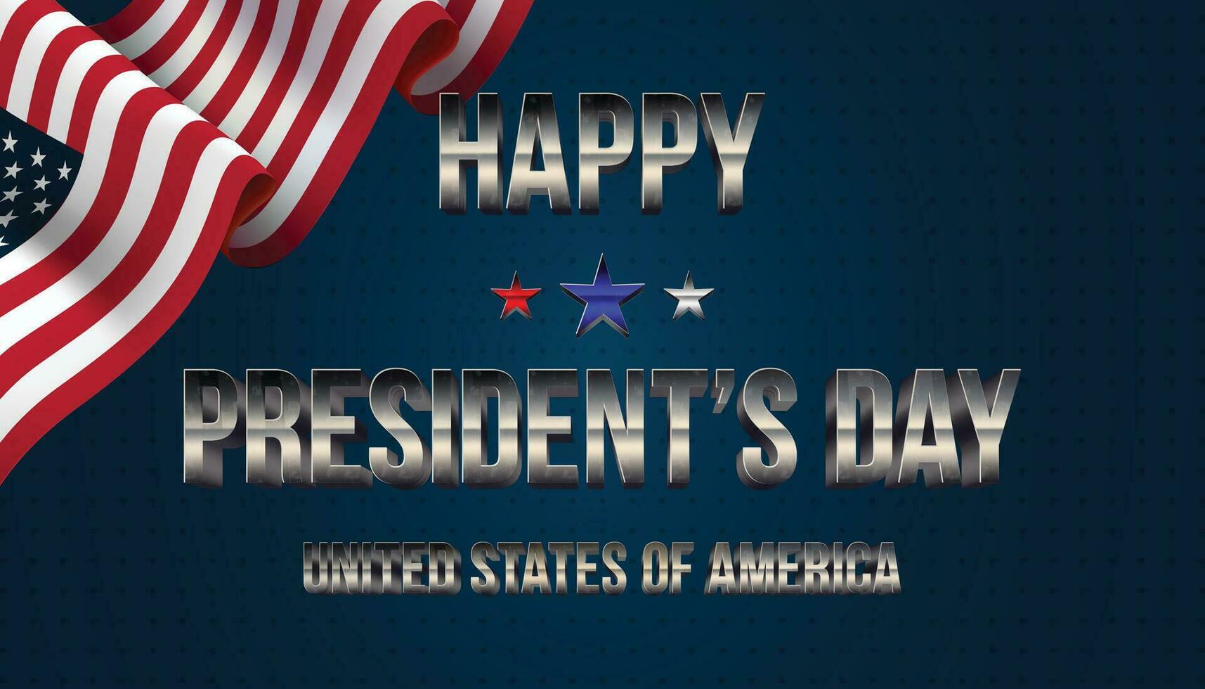 Presidents Day Background Design vector