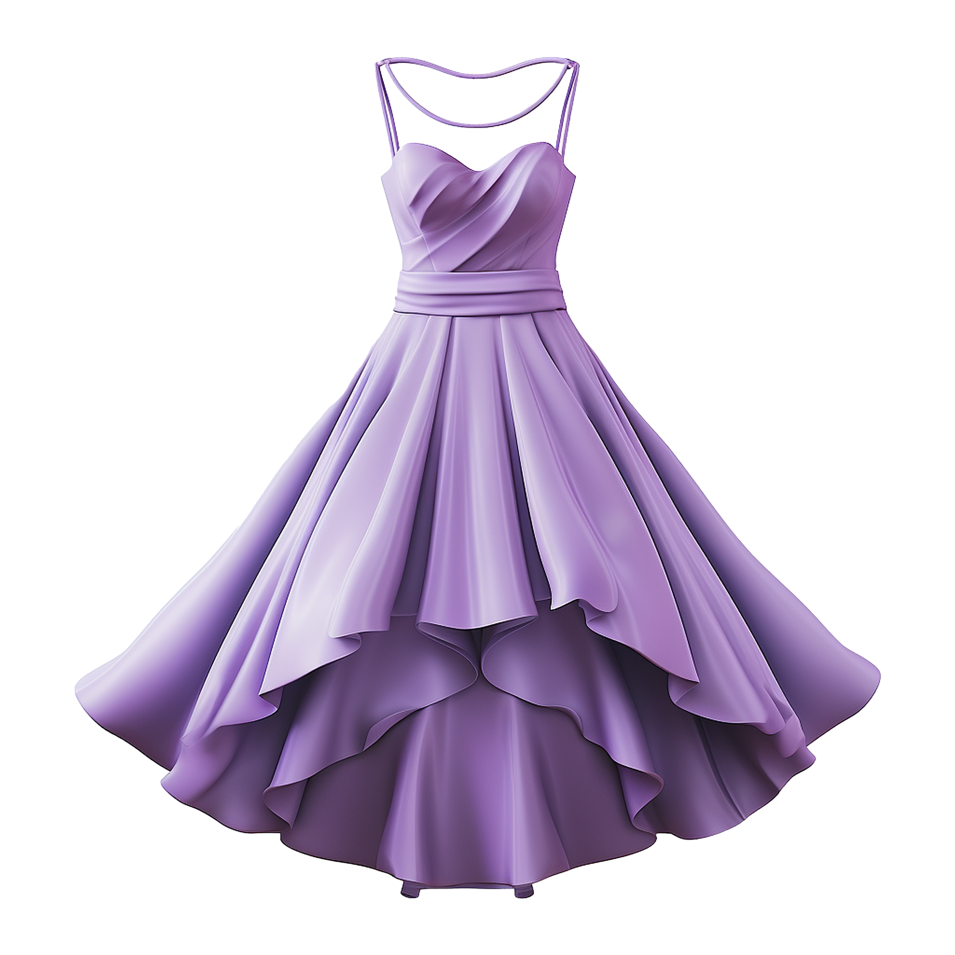 AI generated Woman dress isolated on transparent background created ...