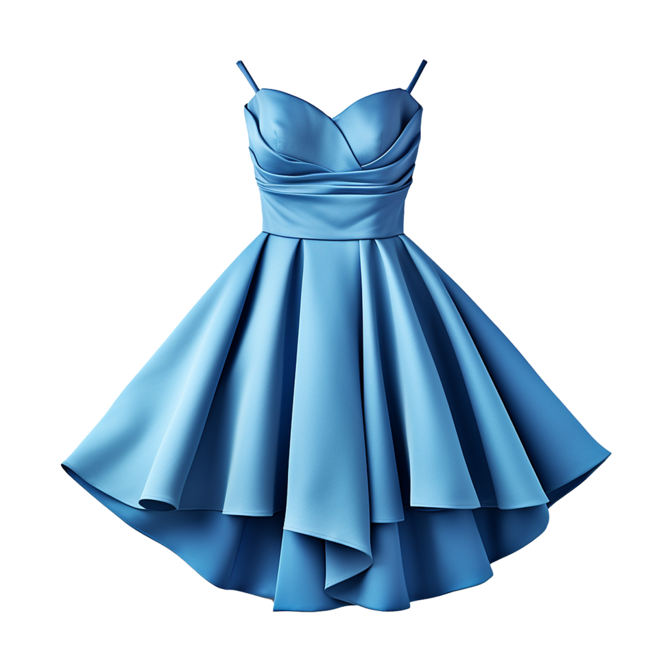 AI generated Woman dress isolated on transparent background created with generative ai png