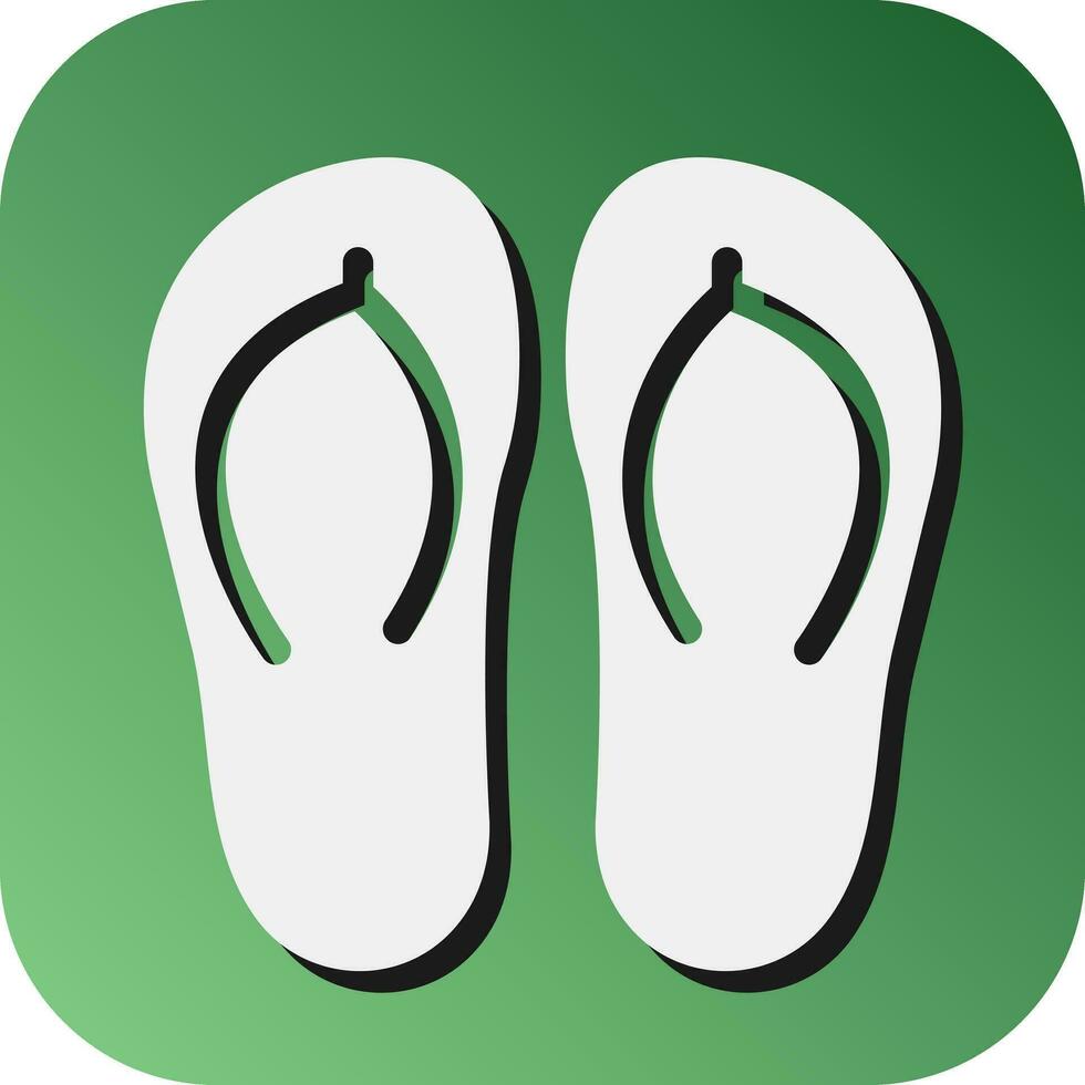 Slipper Vector Glyph Gradient Background Icon For Personal And Commercial Use.