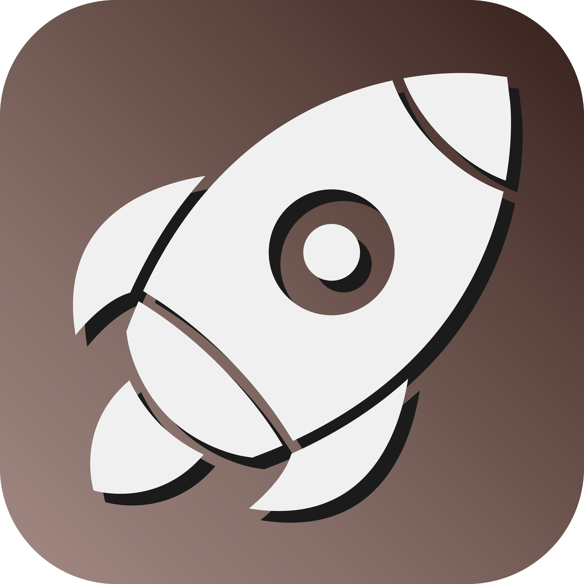Rocket Vector Glyph Gradient Background Icon For Personal And