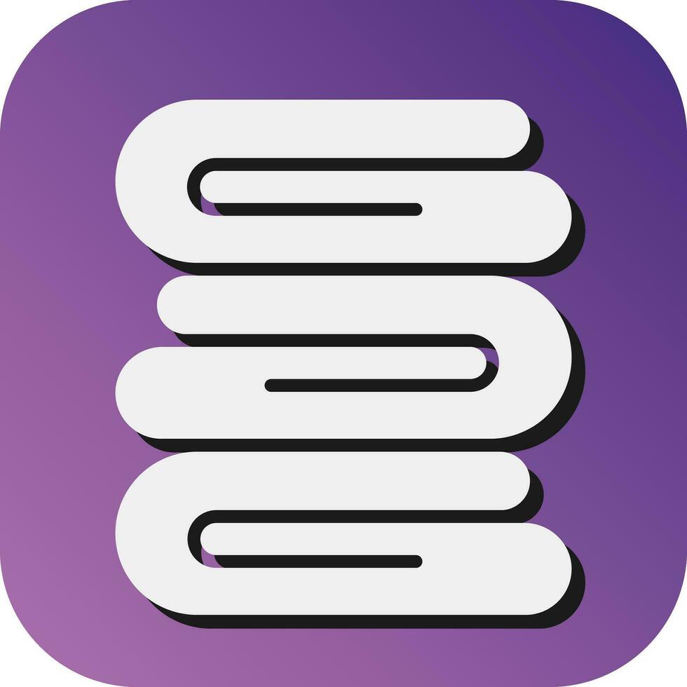 Blanket Vector Glyph Gradient Background Icon For Personal And Commercial Use.