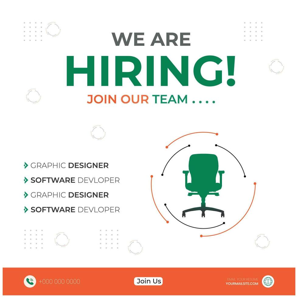 We are Hiring Join Our Team, Unlock Your Potential with Us, Career Opportunities Await, Be a Part of Our Success Story, Calling All Innovators, Join Our Growing Team Today vector